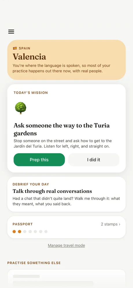 A daily real-world challenge for when you’re travelling